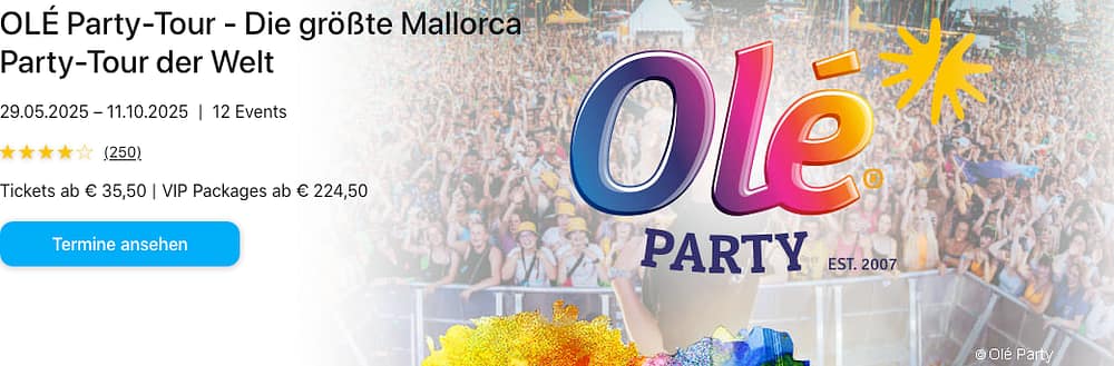 Tickets Olé Party
