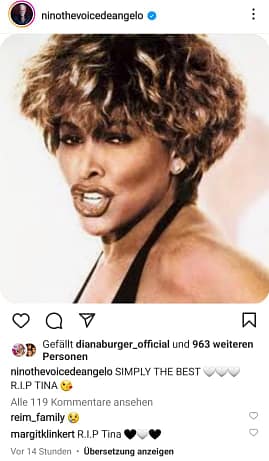 Nino de Angelo zu Tina Turner