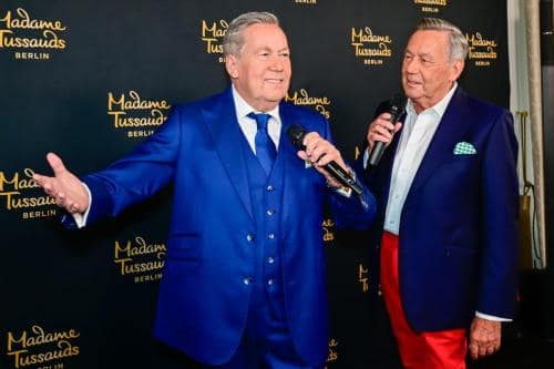 Roland Kaiser bei der Präsentation seiner Wachsfigur, für das
