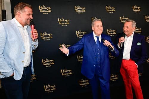 Roland Kaiser bei der Präsentation seiner Wachsfigur, für das