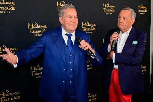 Roland Kaiser bei der Präsentation seiner Wachsfigur, für das