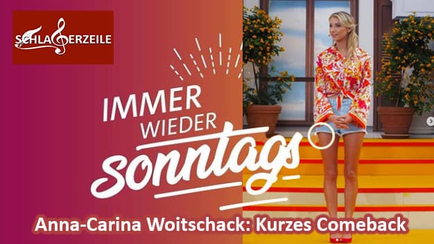 Anna-Carina Woitschack, Immer wieder sonntags, Quelle: Instagram