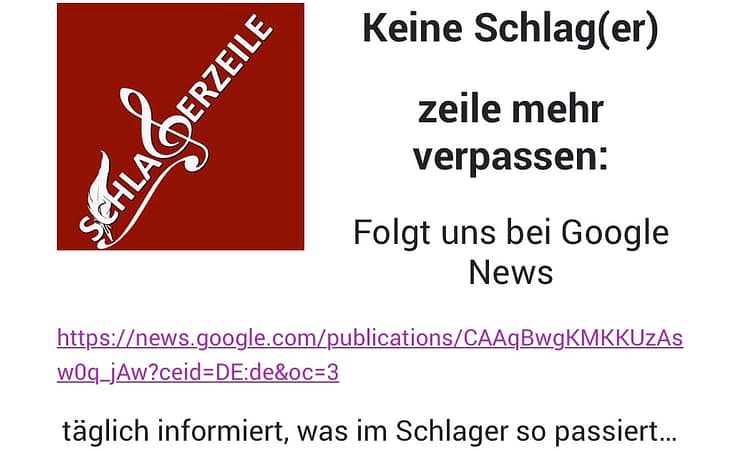 Schlagerzeile bei Google News