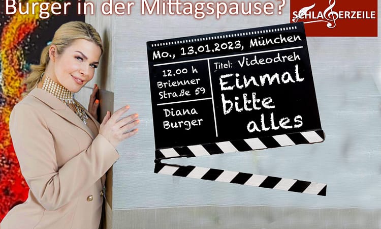 Diana Burger Videodreh