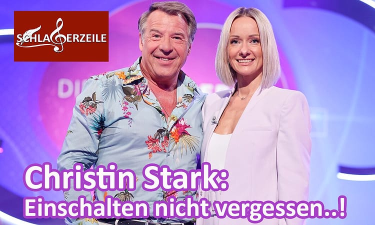 Patrick Lindner und Christin Stark, Schlager des Monats, © Daniela Jäntzsch