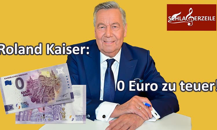 Roland Kaiser Null Euro Schein
