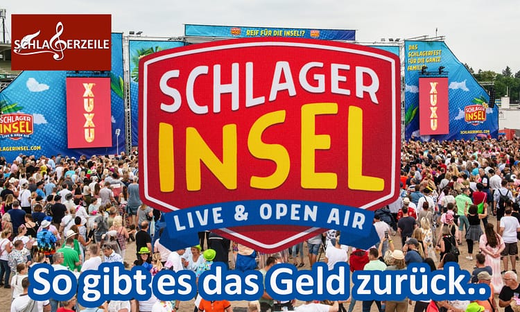 Schlagerinsel Geld zurück