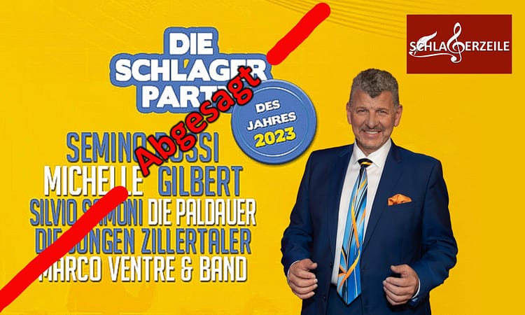 Schlagerparty des Jahres abgesagt