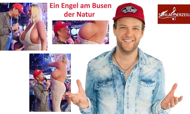 Alex Engel am Busen