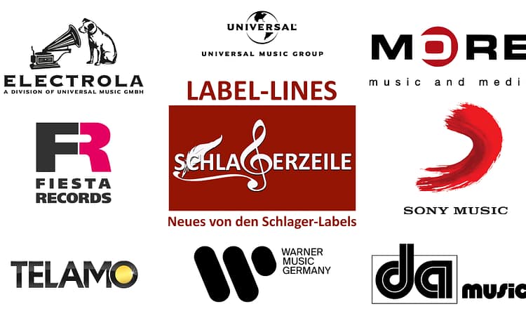 Label-Lines, neue Schlager