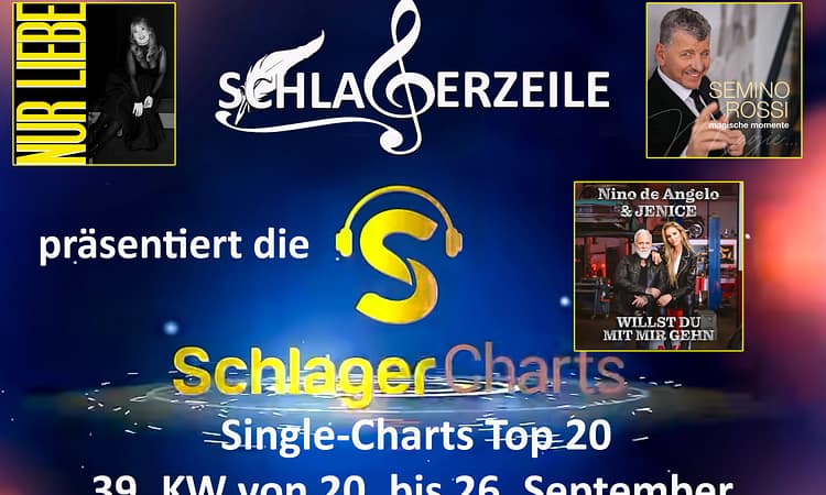 Schlagercharts Single Top 20 KW 39