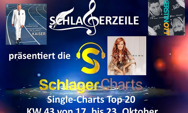 Schlagercharts Single Top 20 KW 43
