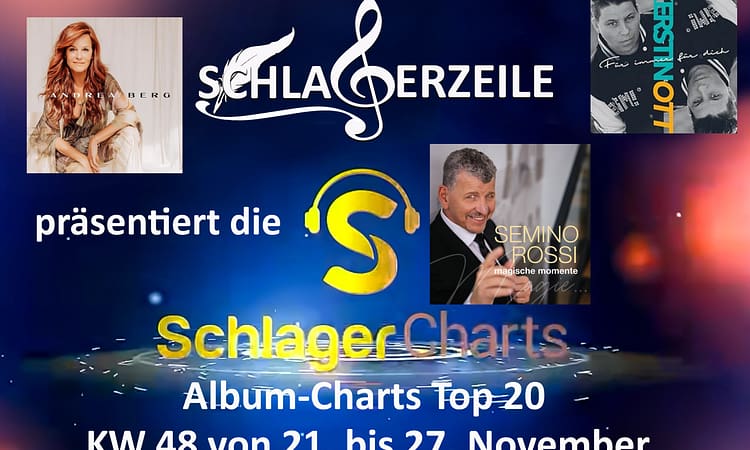 Schlagercharts Album Top 20 KW 48