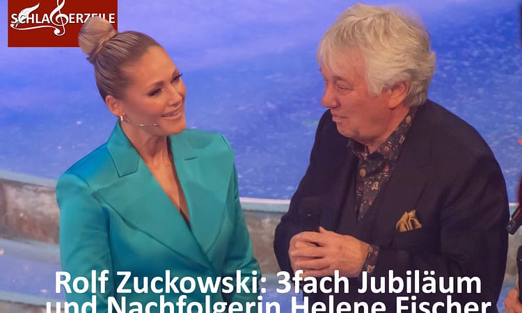 Rolf Zuckowski und Helene Fischer beim Adventsfest